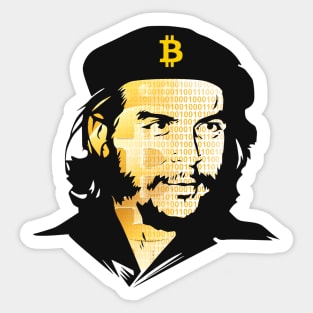 Che Guevara BitCoin Sticker